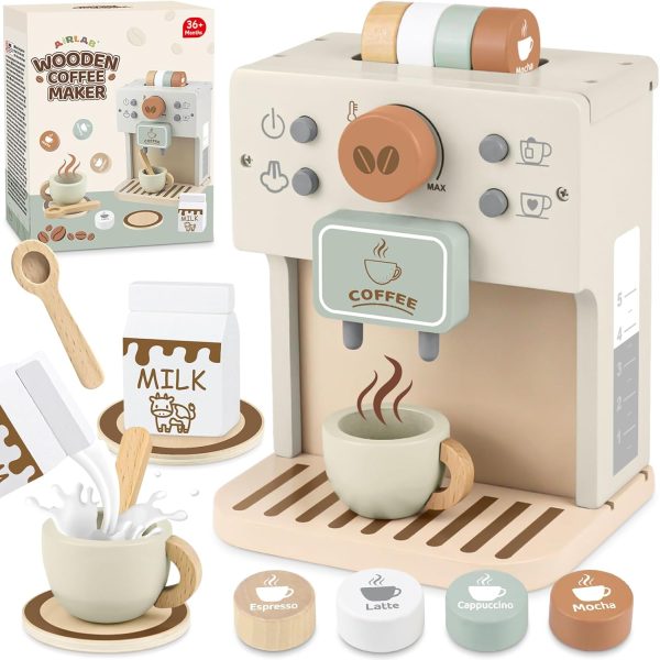 Airlab Kinderküche Kaffeemaschine Kinder Holz