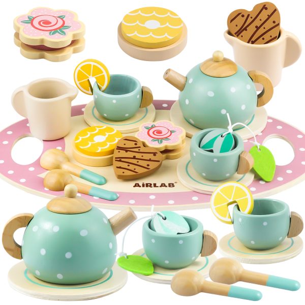 Airlab Children's Wooden Tea Service